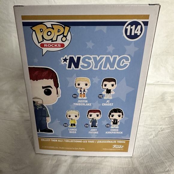 VAULTED Funko Pop! Rocks *NSYNC JOEY FATONE #114 - Picture 3 of 6